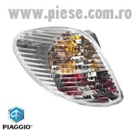 Semnalizare spate stanga transparenta originala Piaggio X9 - X9 Amalfi - X9 Evo - X9 Evolution 4T LC 125-180-200-250-500cc